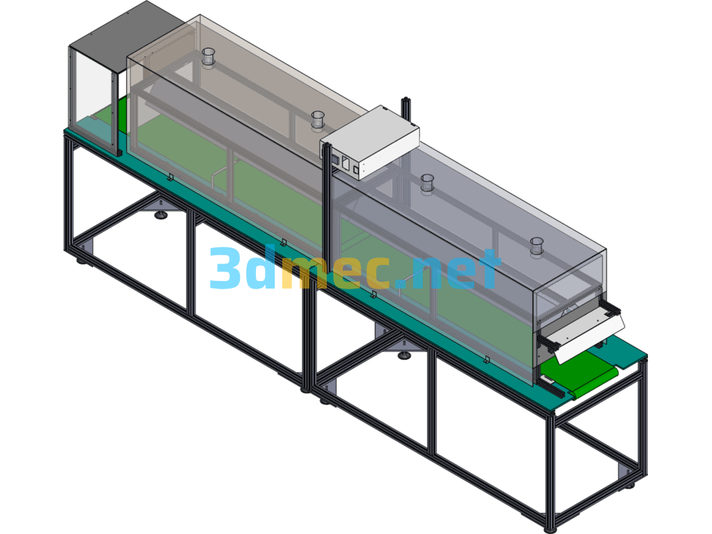 Automatic Integrated Design Model Of Pipeline Air Drying Line - 3D Model SolidWorks Free Download