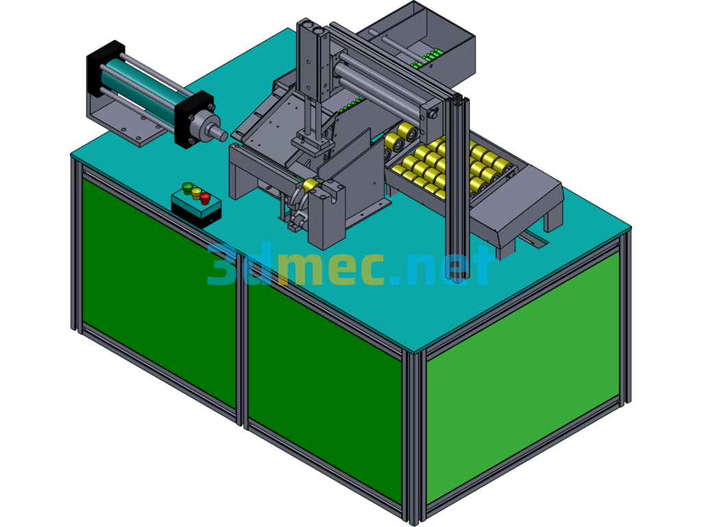 Non-Standard Rotor And Stator Automatic Assembly Machine - 3D Model SolidWorks Free Download