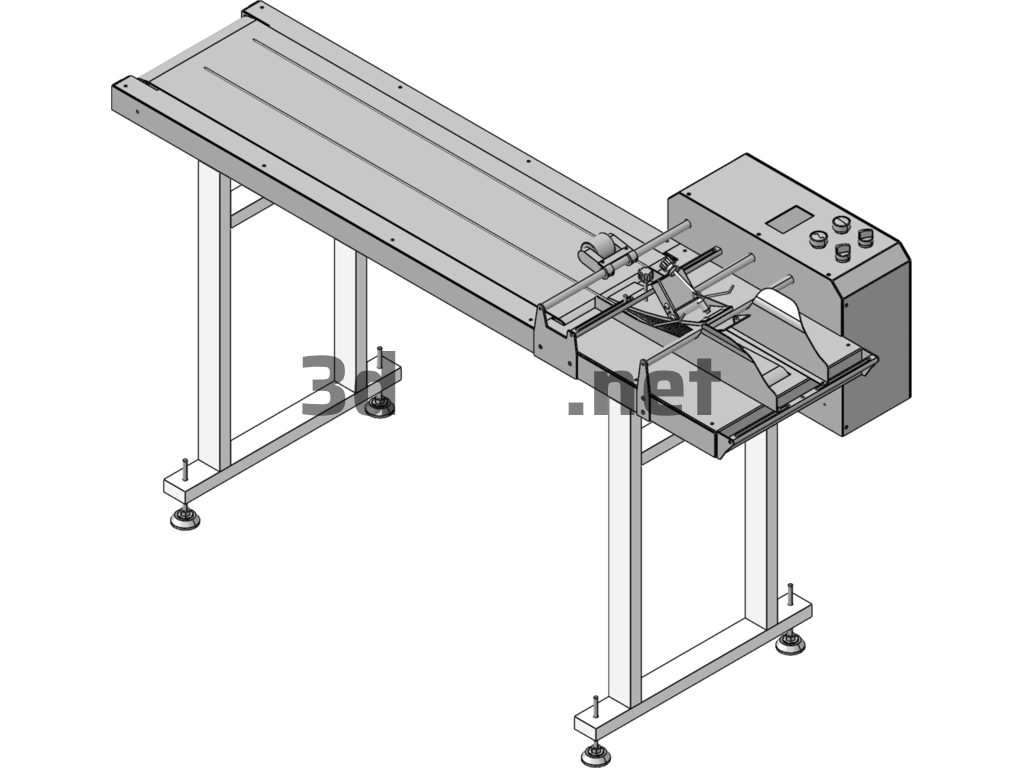 Friction Paging Machine - 3D Model SolidWorks Free Download