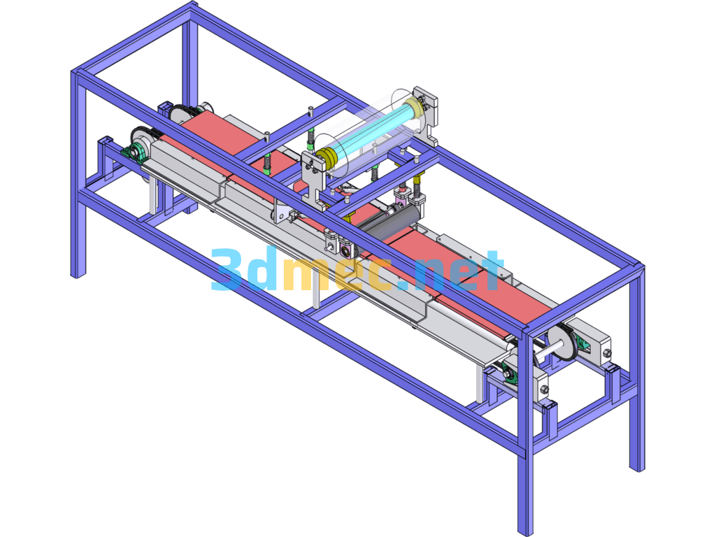 Laptop Case Laminating Machine - 3D Model SolidWorks Free Download