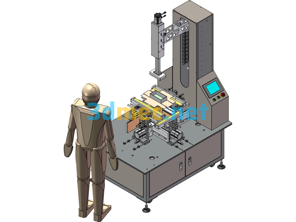 Carton Packaging Machine - 3D Model SolidWorks Free Download