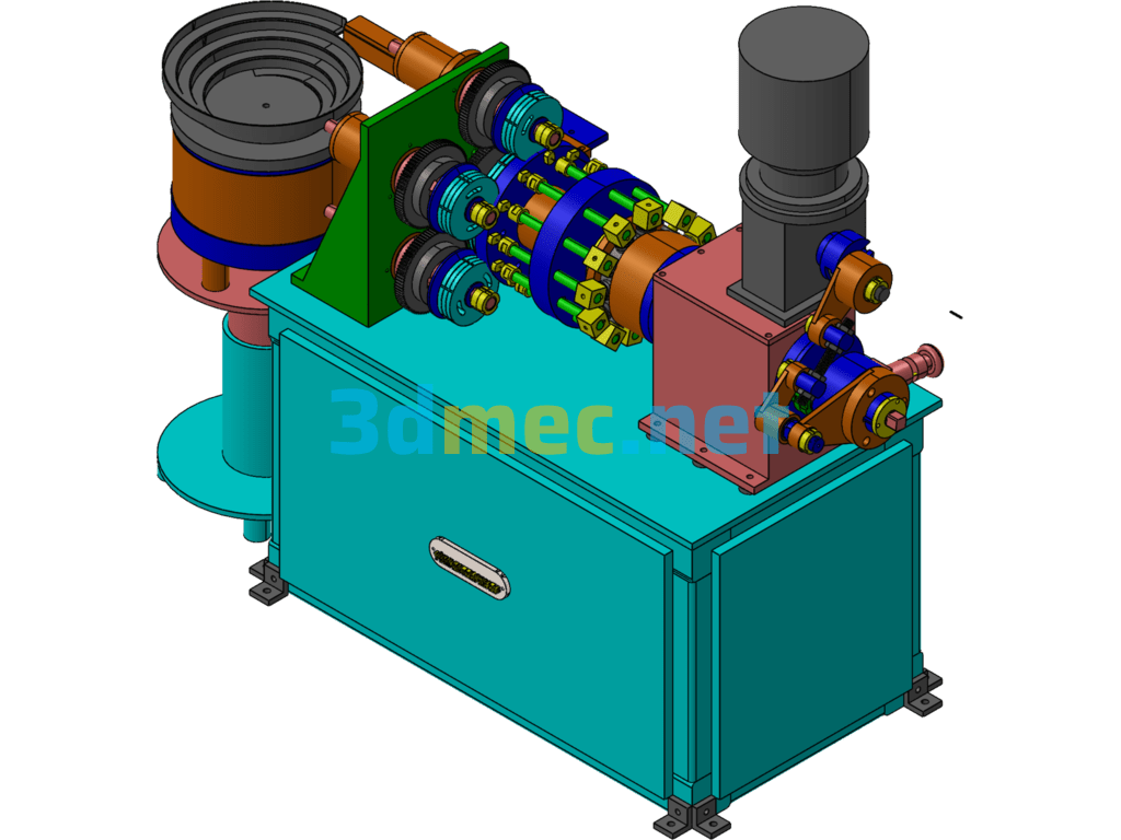 Pin Manufacturing Machine - 3D Model SolidWorks Free Download