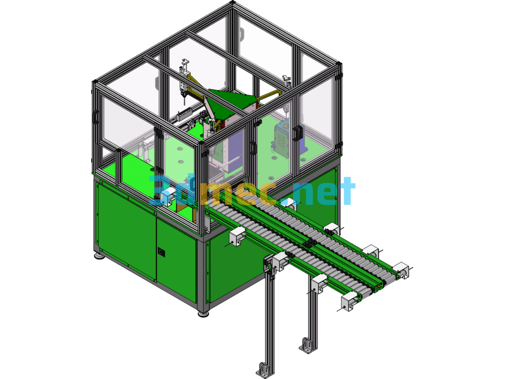 Automated Assembly Machine - 3D Model SolidWorks Free Download