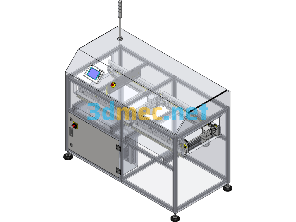 UV Aging Test Chamber - 3D Model SolidWorks Free Download