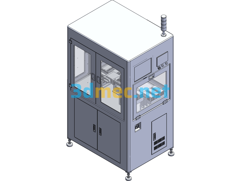 LED Board Appearance Inspection Machine - 3D Model SolidWorks Free Download