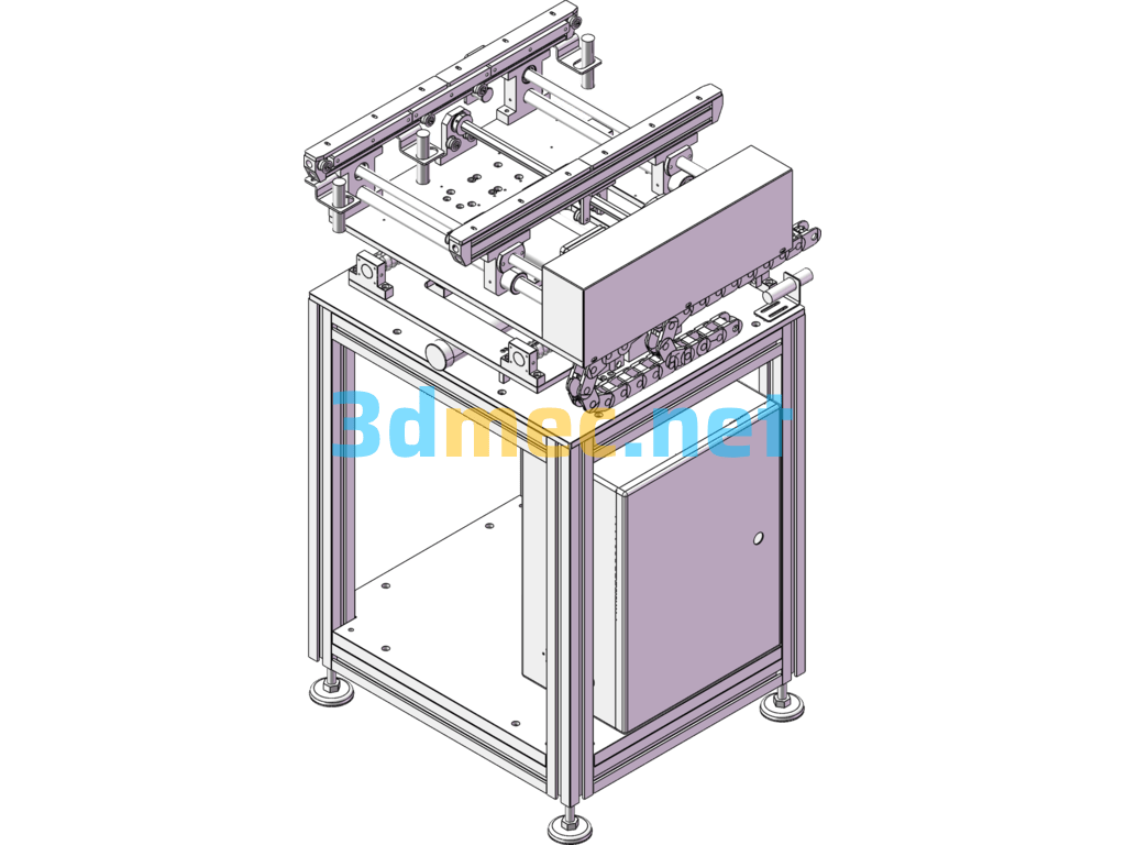 Cut-Off Track - 3D Model SolidWorks Free Download