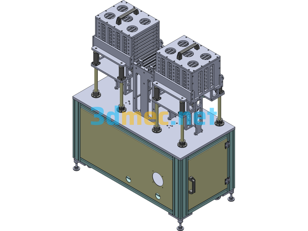 Standard Automatic Loading TRAY Mechanism - 3D Model SolidWorks Free Download