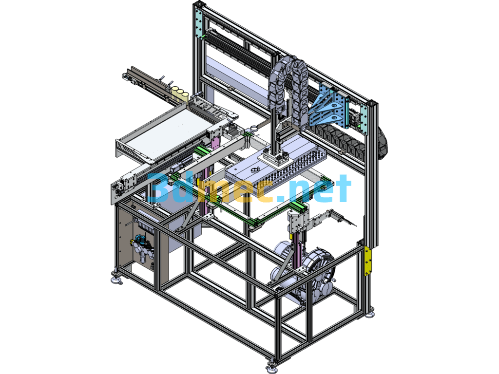 Automatic Cartoning Machine 3D Model - 3D Model SolidWorks Free Download