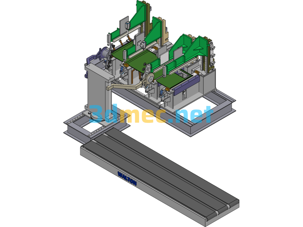 Automatic Bending Machine 3D Model - 3D Model SolidWorks Free Download