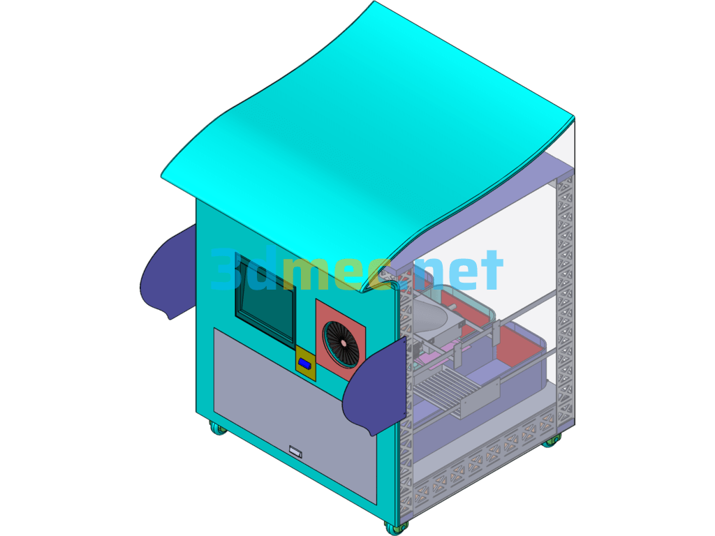 3D Model Of Recycling Equipment - 3D Model SolidWorks Free Download