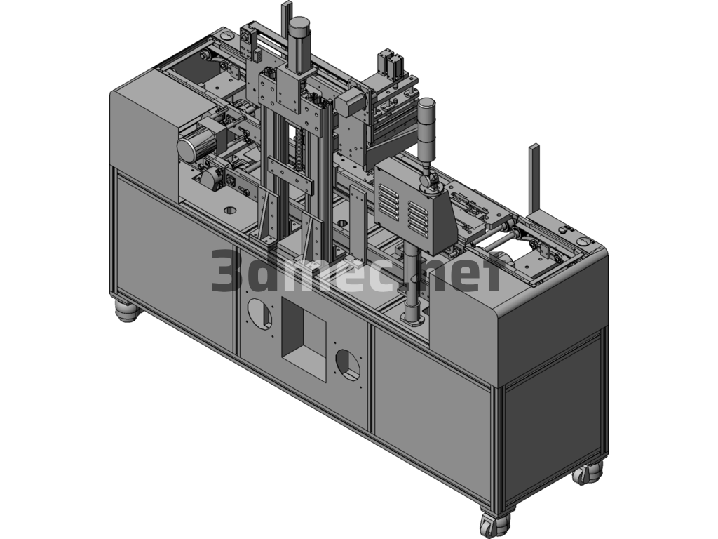 Automatic Solder Paste Machine - 3D Model SolidWorks Free Download