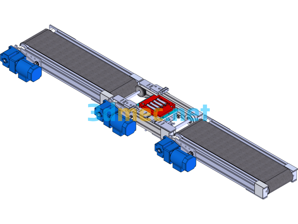 Flip Conveyor Line - 3D Model SolidWorks Free Download