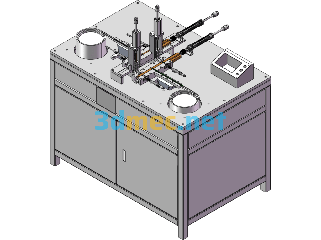 Small Wheel Assembly Machine - 3D Model SolidWorks Free Download