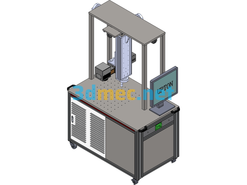 Laser Marking Machine - 3D Model SolidWorks Free Download