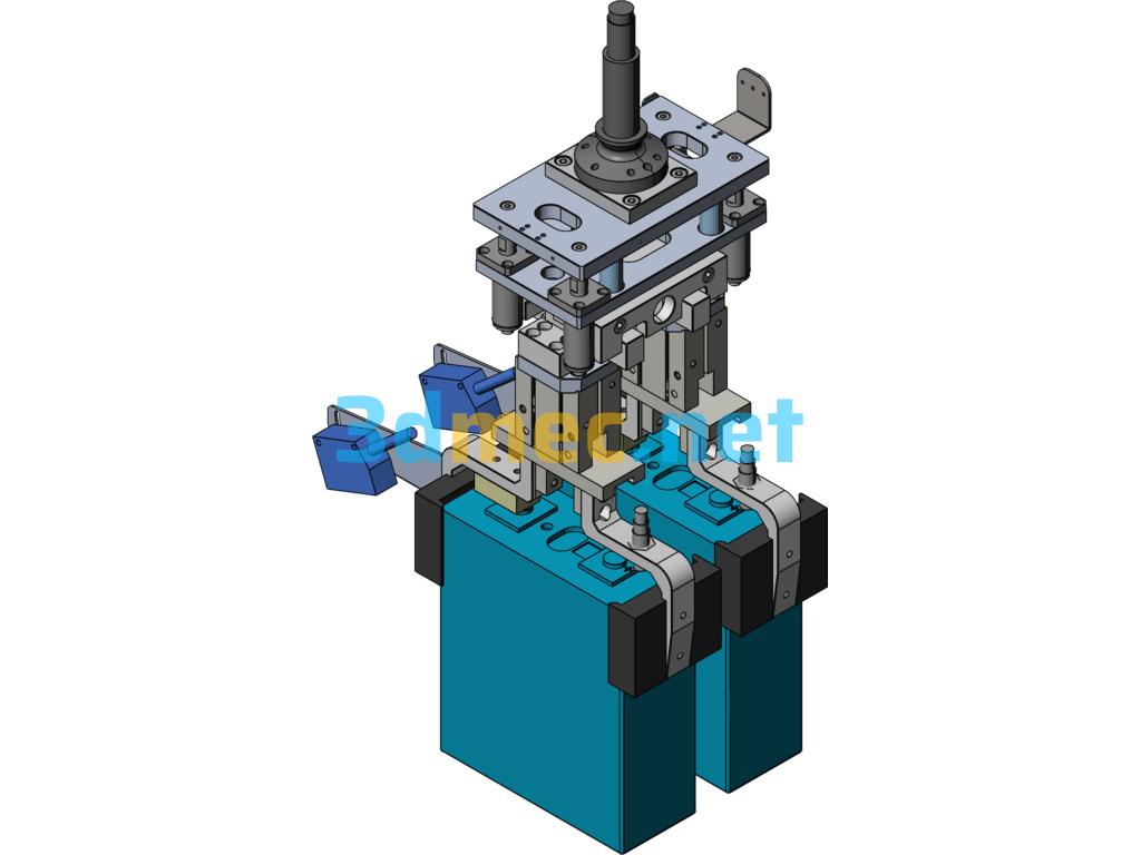 New Energy Lithium Battery Robot Gripper - 3D Model SolidWorks Free Download