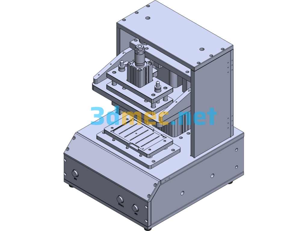 Circuit Board Functional Test Equipment - 3D Model SolidWorks Free Download