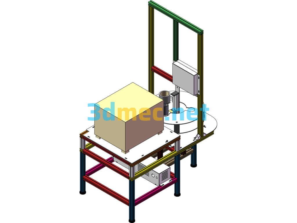 Motor Housing Heating - 3D Model Exported Free Download