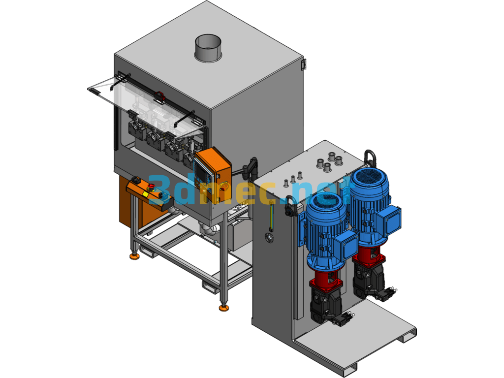 Hydraulic Tapping Machine Model - 3D Model SolidWorks Free Download