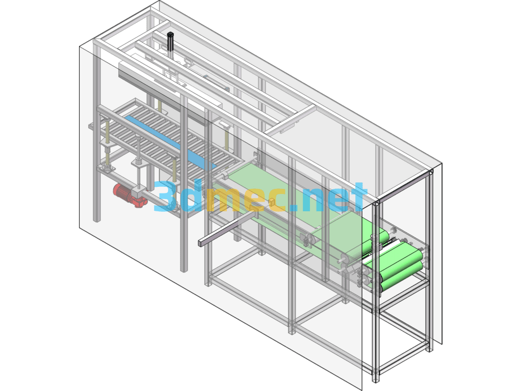 Steel Plate Deburring Machine - 3D Model SolidWorks Free Download