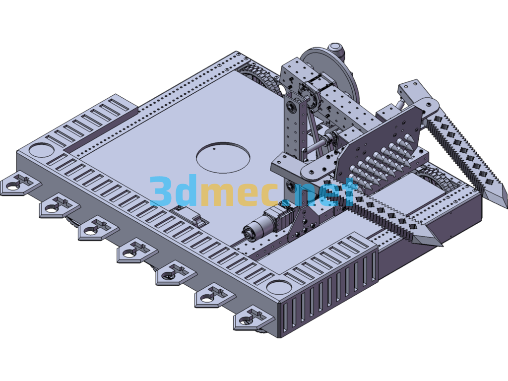 Combat Remote Control Car (Including Multiple Formats) - 3D Model SolidWorks UG(NX) Free Download