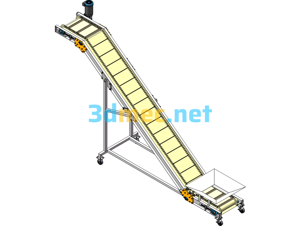 Z-Type Conveyor - 3D Model SolidWorks Free Download