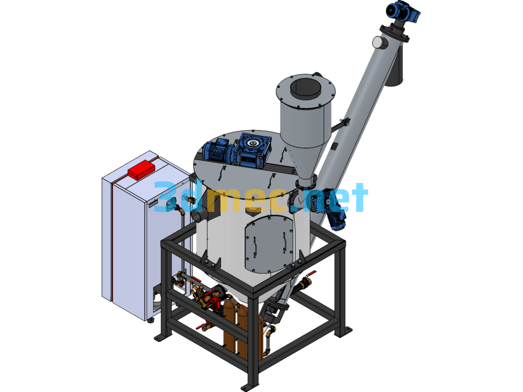 Dip Washing Machine - 3D Model SolidWorks Free Download