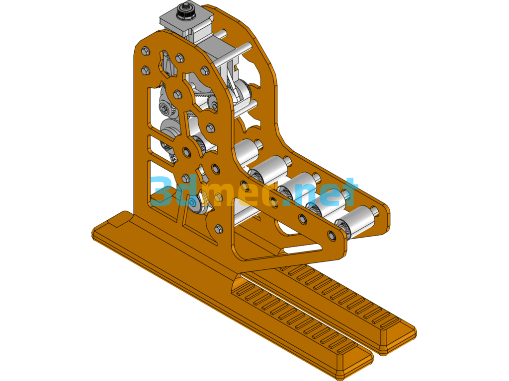 Automatic Film Rolling Machine - 3D Model SolidWorks UG(NX) Free Download