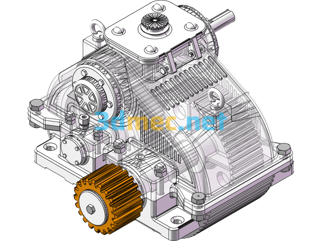 Gear Reducer 3D Model - 3D Model SolidWorks UG(NX) Free Download