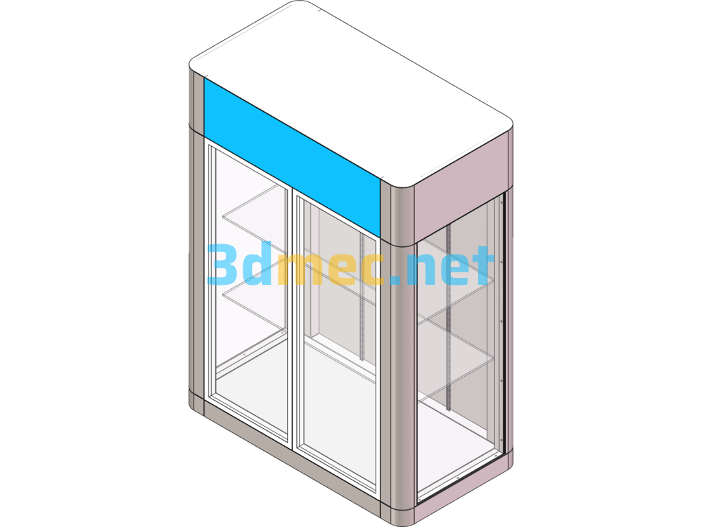 Constant Temperature Flower Cabinet - 3D Model SolidWorks Free Download