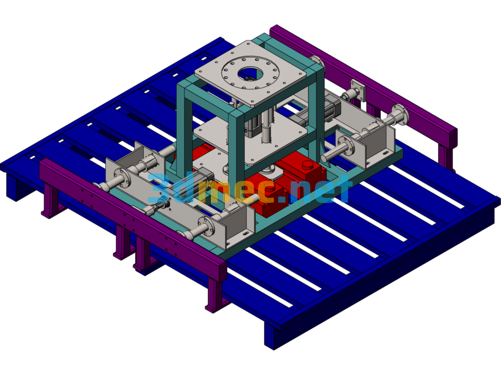 Robotic Palletizing Fixture - 3D Model SolidWorks Free Download