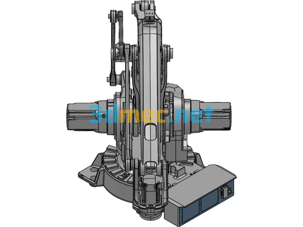 ABB-IRB-460 Palletizing Robot - 3D Model SolidWorks Free Download