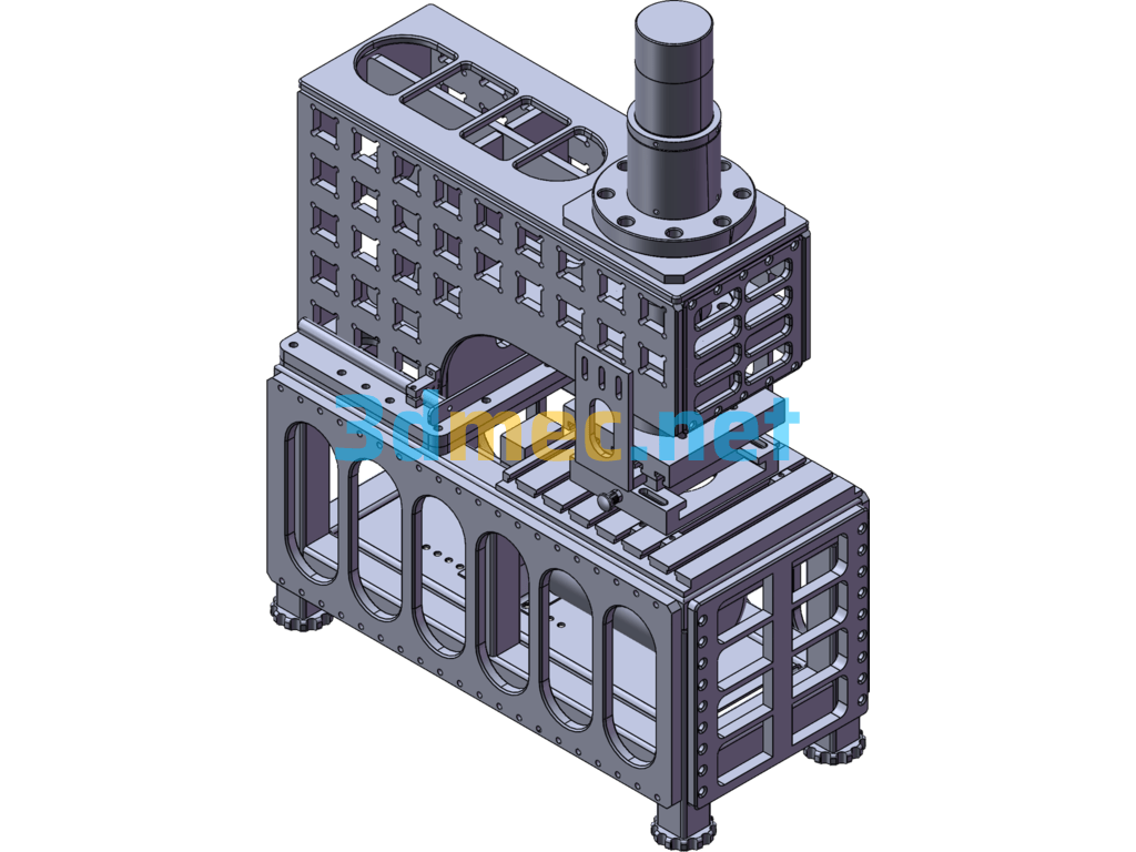 Hydraulic Punch 3D Model - 3D Model SolidWorks UG(NX) Free Download