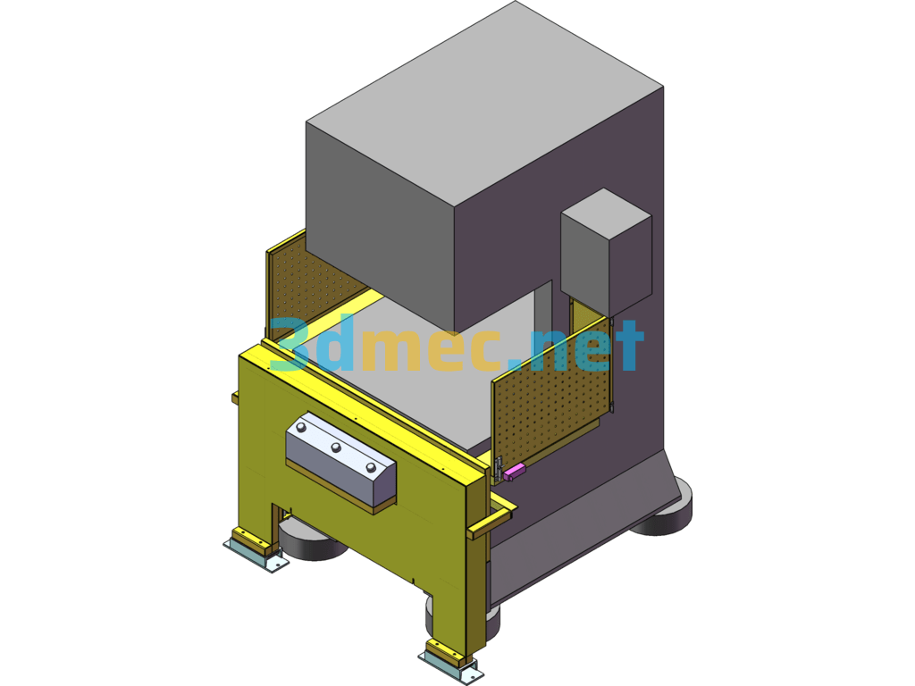 Automatic Safety Cover For Punch Press - 3D Model SolidWorks Free Download