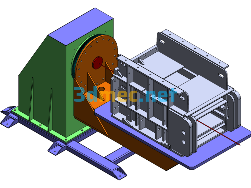 L-Shaped Displacement Flip Design - 3D Model SolidWorks Free Download