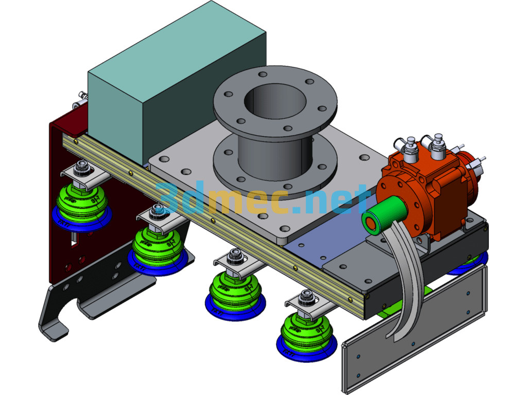 Robotic Fixture For Destacking - 3D Model SolidWorks Free Download