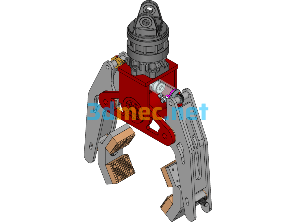 Mechanical Claw - 3D Model SolidWorks Free Download