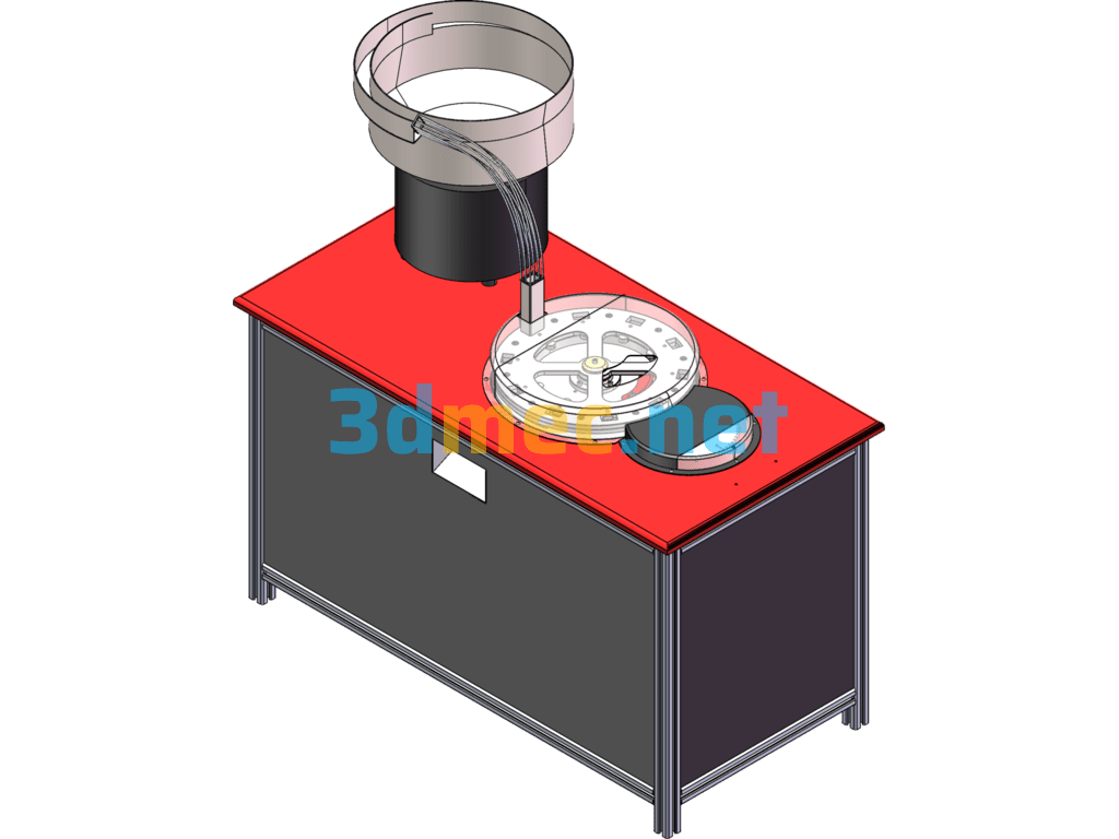 Rotary Cutting Machine (Cutting Waste Plastic And Metal) - 3D Model SolidWorks Free Download