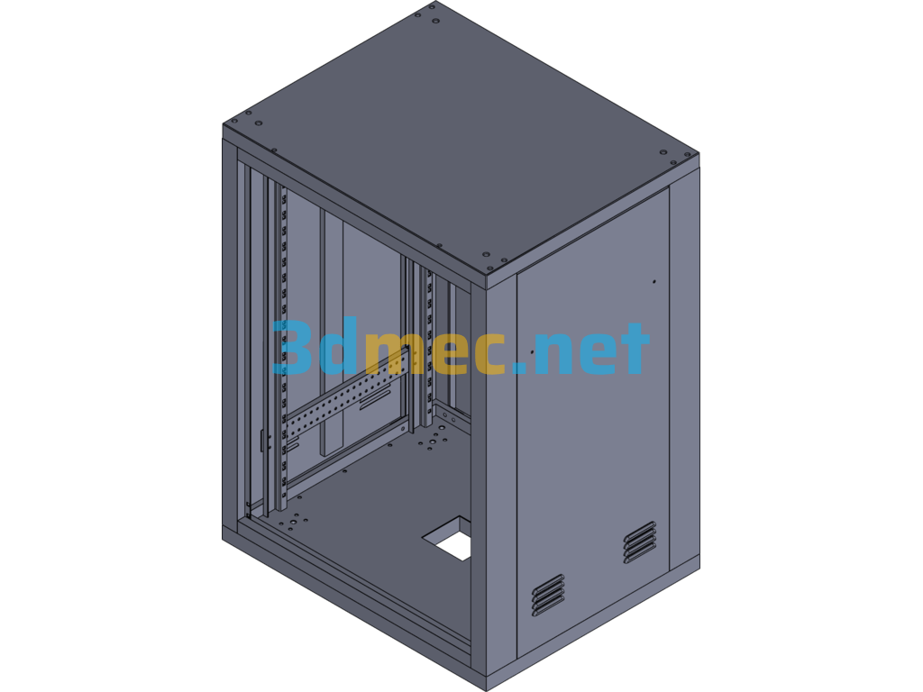 MG-762×1200×700 Motor Box - 3D Model SolidWorks Free Download