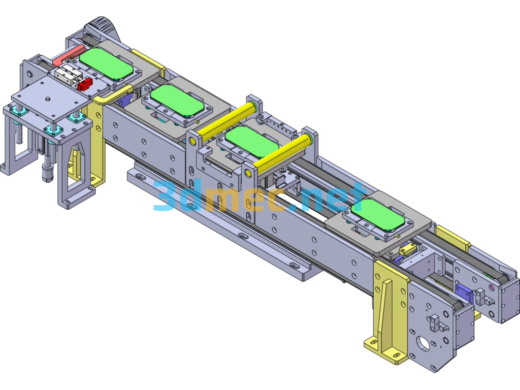 Mobile Phone Film Conveyor Model - 3D Model SolidWorks Free Download