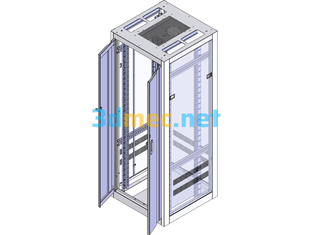 Sheet Metal Cabinet Integrated Cabinet - 3D Model SolidWorks Free Download