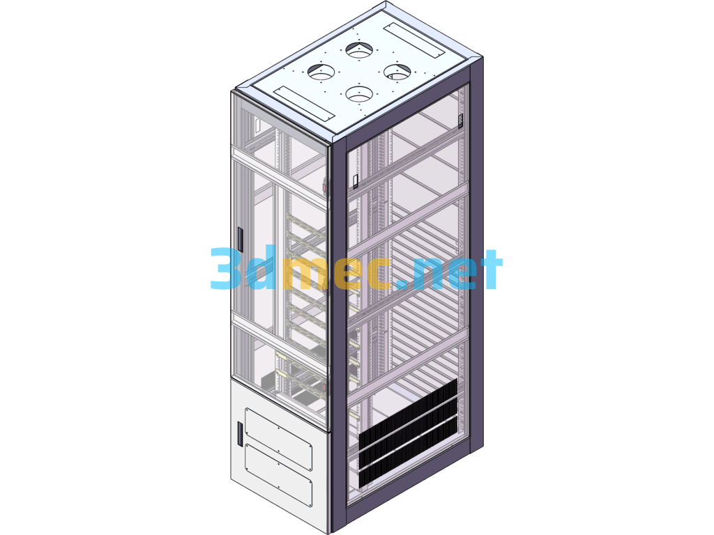 Sheet Metal Cabinet - 3D Model SolidWorks Free Download