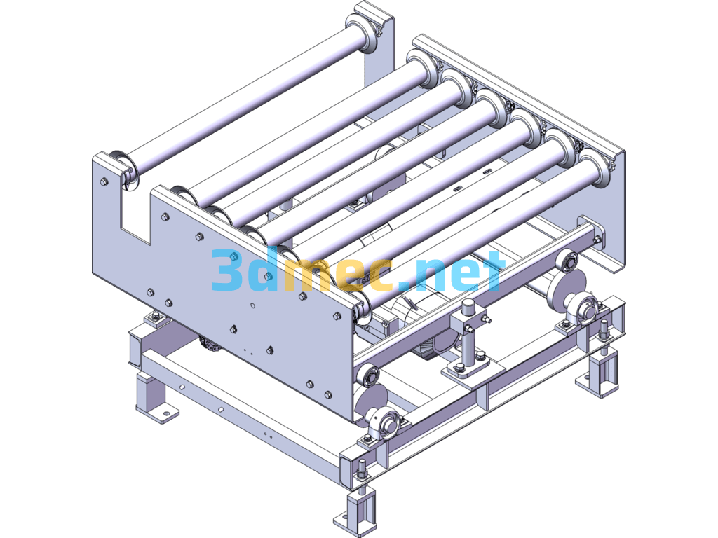 Lifting And Transfer Machine - 3D Model SolidWorks Free Download