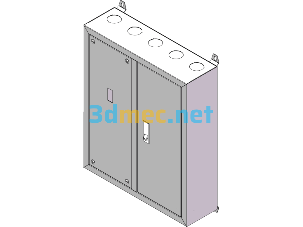 Switch Lighting Box - 3D Model SolidWorks Free Download