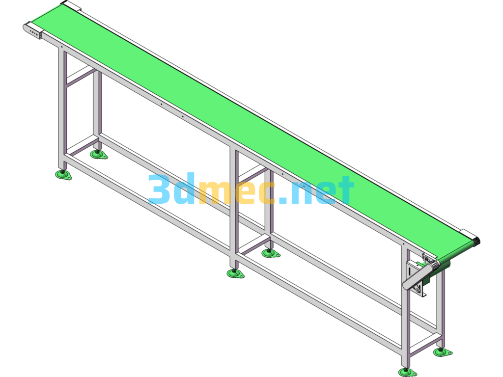 Production Line - 3D Model SolidWorks AutoCAD-ZWCAD Free Download