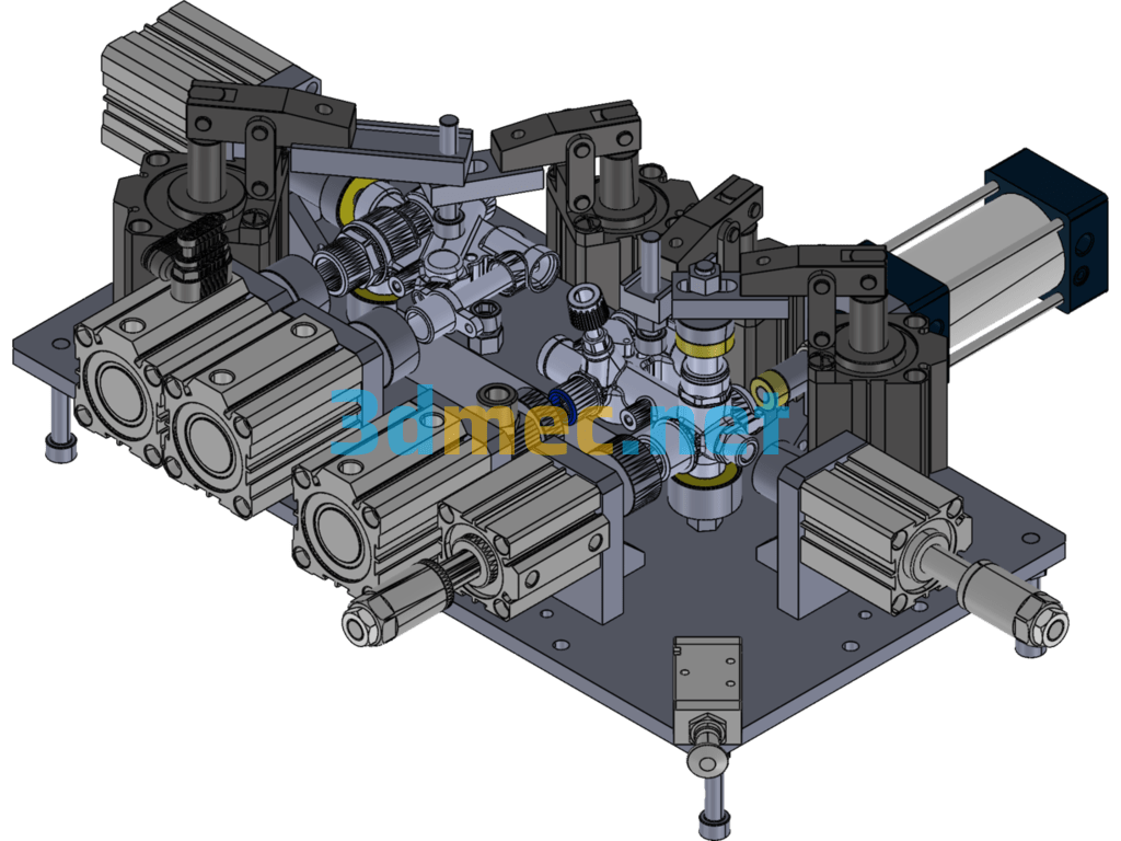 Waterway Integrated Pressure-Resistant Tooling - 3D Model SolidWorks Free Download