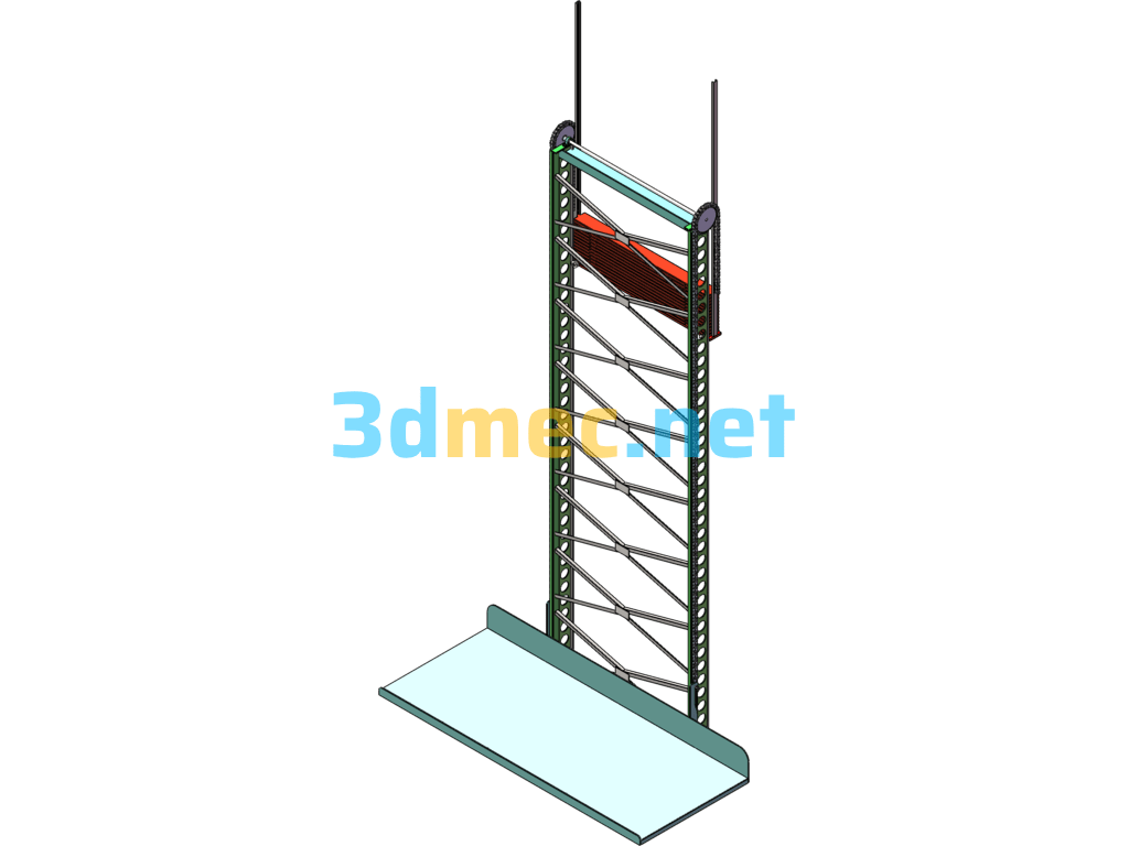 Car Lift - 3D Model SolidWorks Free Download