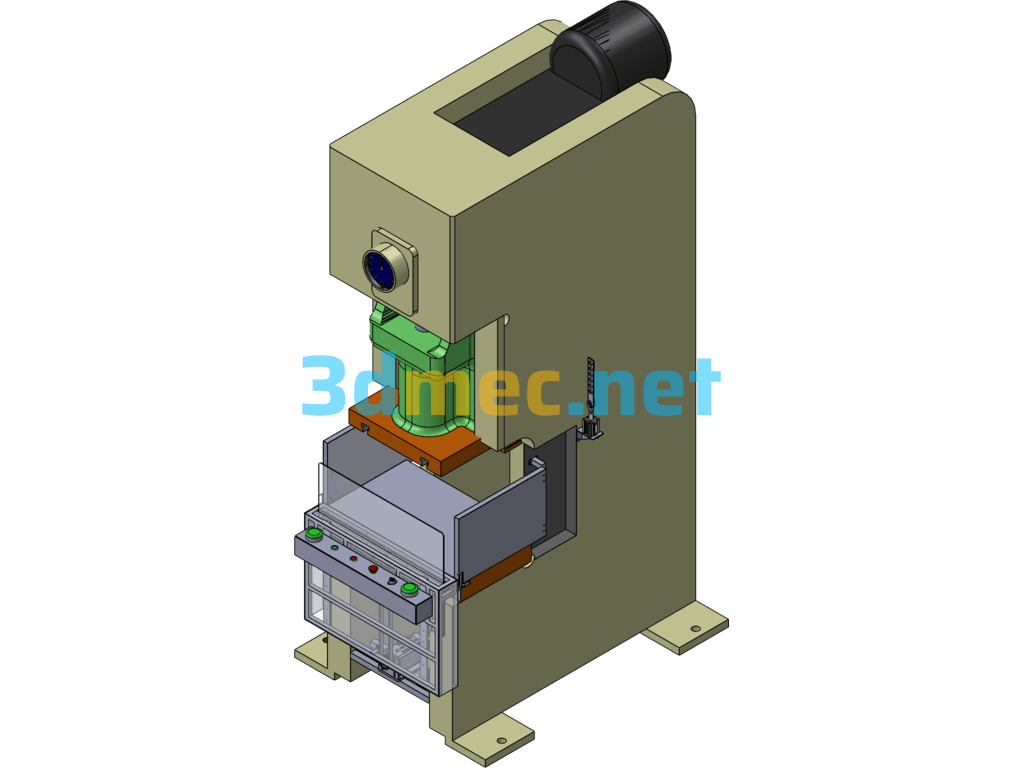 Punch Guardrail - 3D Model SolidWorks Free Download