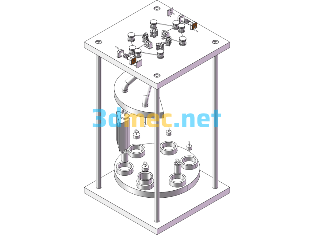 Buoyancy Test Equipment - 3D Model SolidWorks Free Download