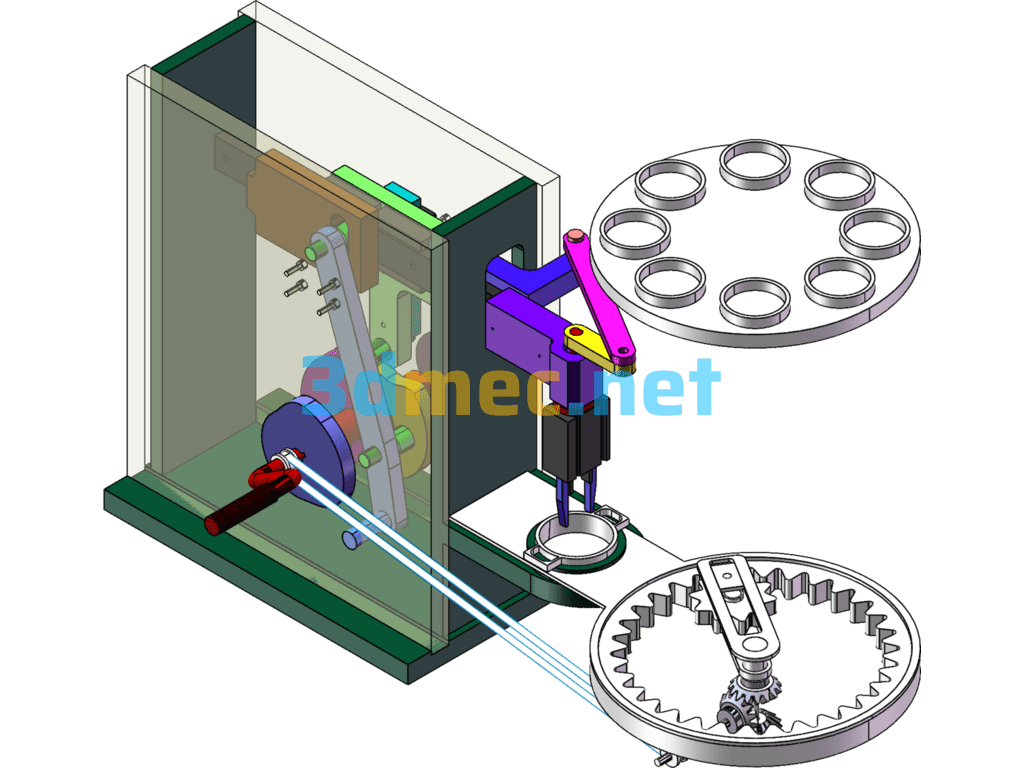 Mechanical Dispenser (N-Type Track Manipulator) - 3D Model SolidWorks Free Download