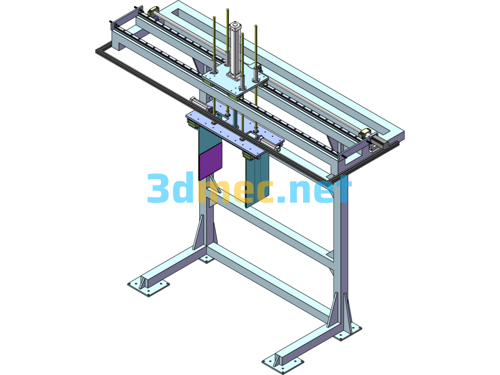 Case Transfer Machine - 3D Model SolidWorks Free Download